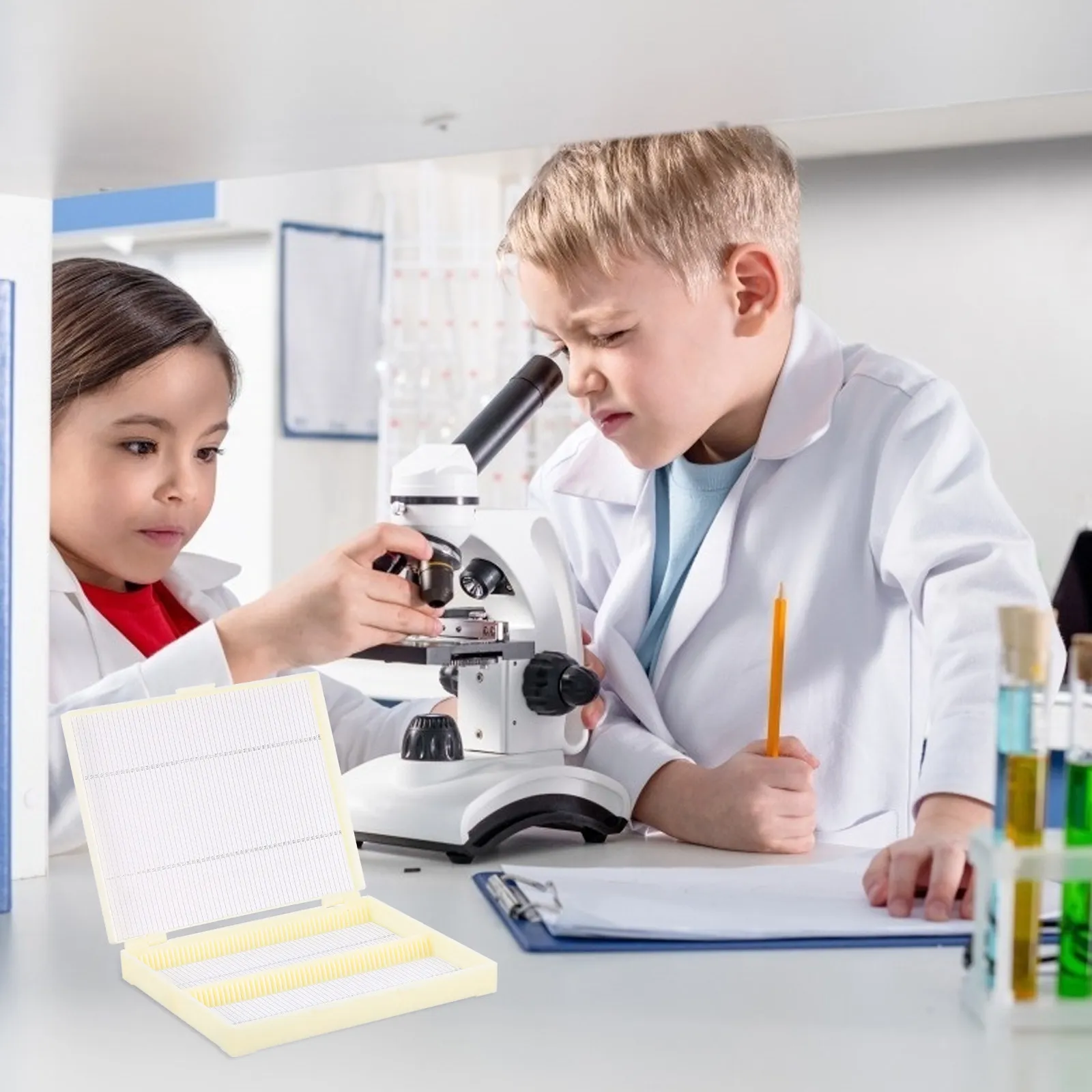 2Pcs Microscope ABS Material Sturdy Multi Storage Container Lab Organizer Storage Containers
2Pcs Microscope ABS Material Sturdy Multi Storage Container Lab Organizer Storage Containers