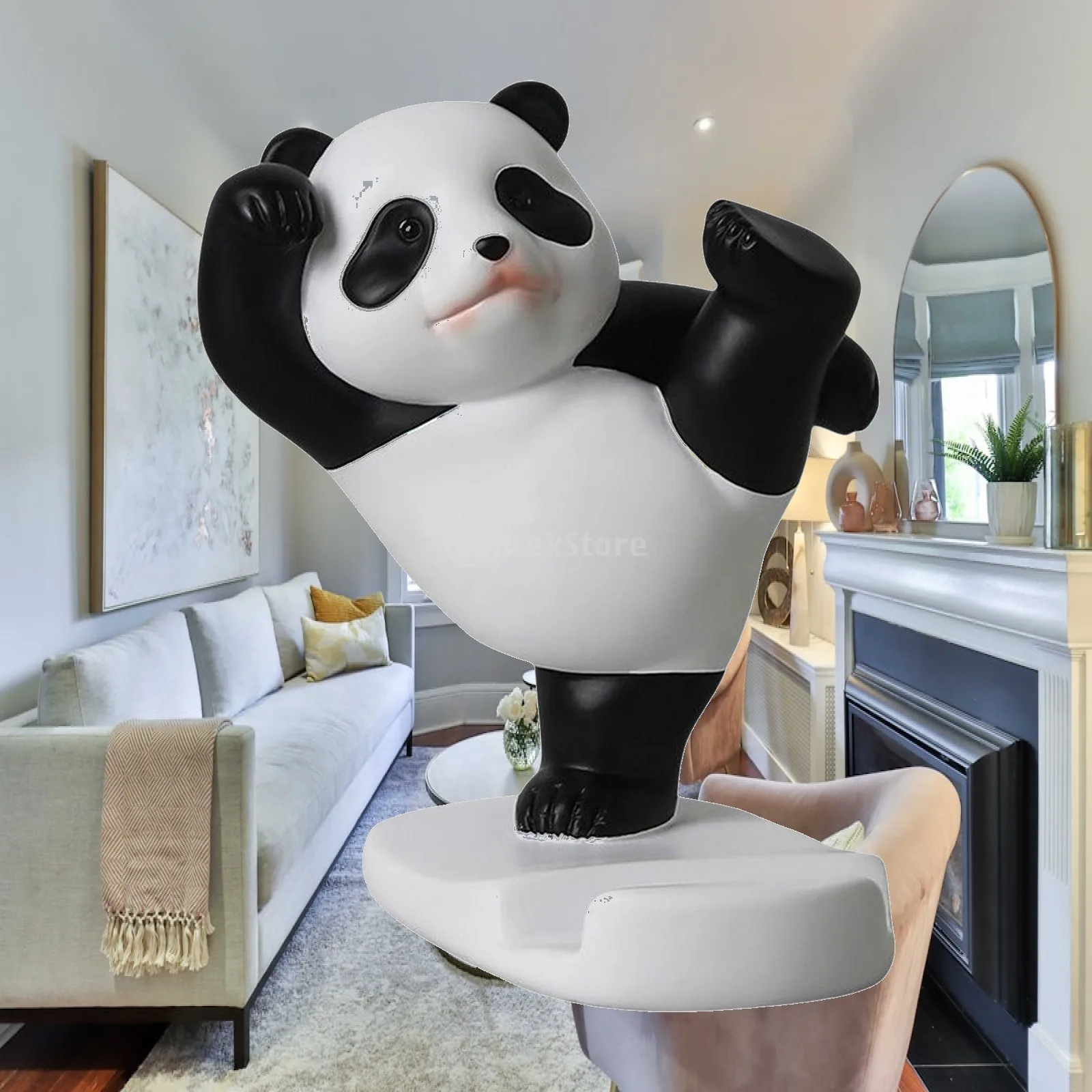Lovely Panda Statue Desktop Phone Holder Bracket Cradle Resin Decoration Desk Cellphone Stand Ornaments for Office Home Travel
Lovely Panda Statue Desktop Phone Holder Bracket Cradle Resin Decoration Desk Cellphone Stand Ornaments for Office Home Travel