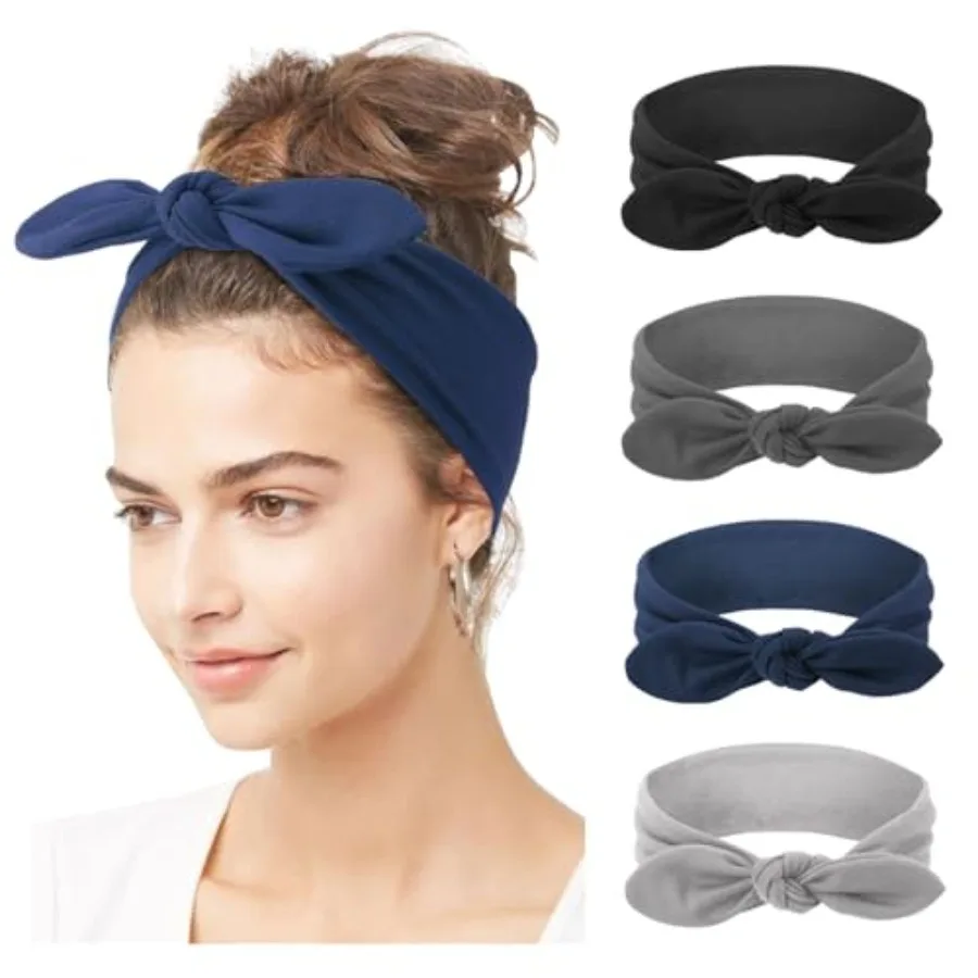Adjustable Knotted Headbands Non Slip Elasti Yoga Hair Bands Solid olors Headbands for Women and Girls
Adjustable Knotted Headbands Non Slip Elasti Yoga Hair Bands Solid olors Headbands for Women and Girls