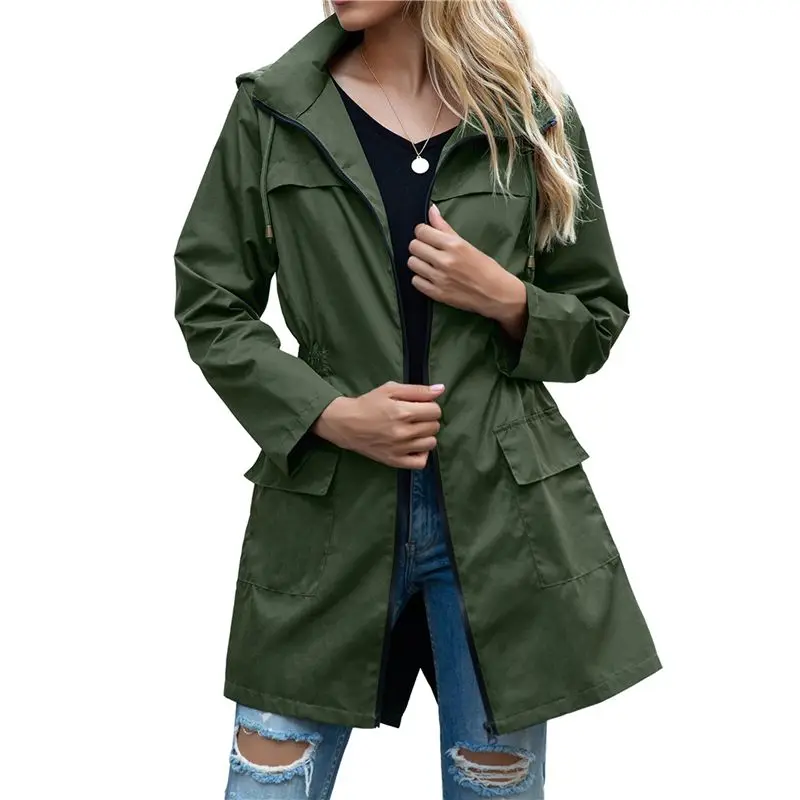 A24F-Women Waterproof Light-Weight Rain Jacket Active Outdoor Hooded Long Sleeves Raincoat With Zipper
A24F-Women Waterproof Light-Weight Rain Jacket Active Outdoor Hooded Long Sleeves Raincoat With Zipper