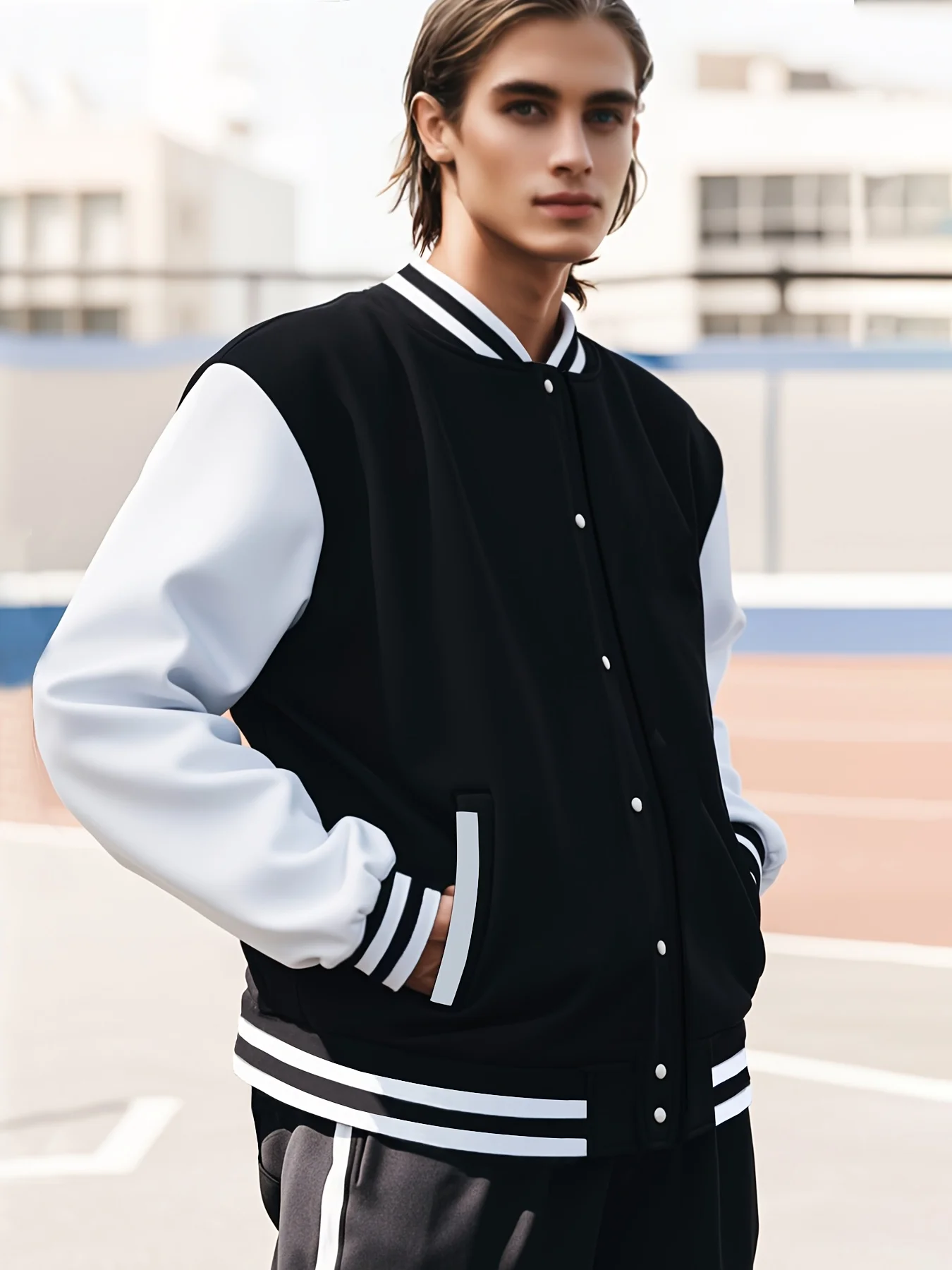 Мужская повседневная куртка на кнопках больших размеров с карманом, бейсбольная рубашка с принтом, бейсбольная рубашка 
Мужская повседневная куртка на кнопках больших размеров с карманом, бейсбольная рубашка с принтом, бейсбольная рубашка