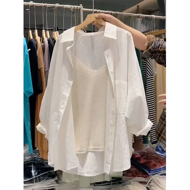 Women's plus Size Slimming Top Spring Summer Sun Protection Open Cardigan Loose Base irt Versatile Outerwear
Women's plus Size Slimming Top Spring Summer Sun Protection Open Cardigan Loose Base irt Versatile Outerwear