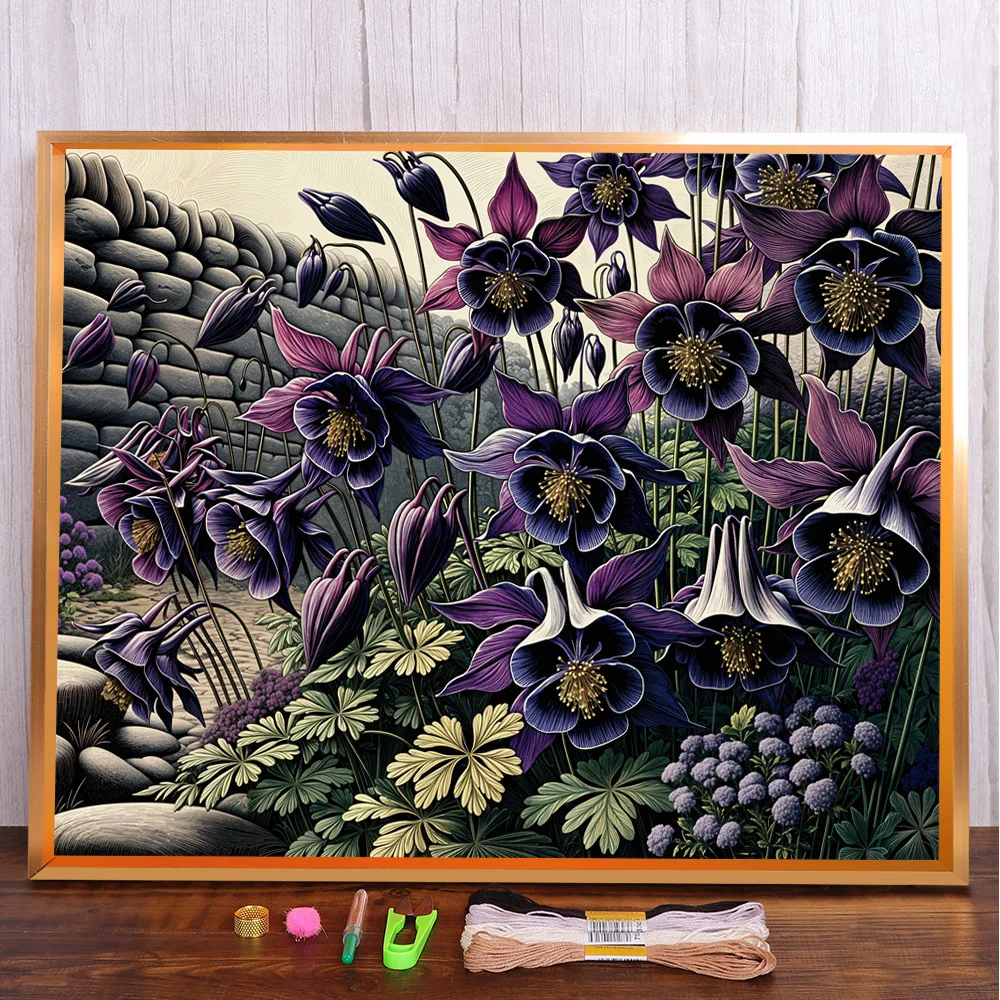 Scenery Flower Printed Fabric Cross Stitch DIY Embroidery Patterns Knitting Handmade Craft Handiwork Counted Magic Different
Scenery Flower Printed Fabric Cross Stitch DIY Embroidery Patterns Knitting Handmade Craft Handiwork Counted Magic Different