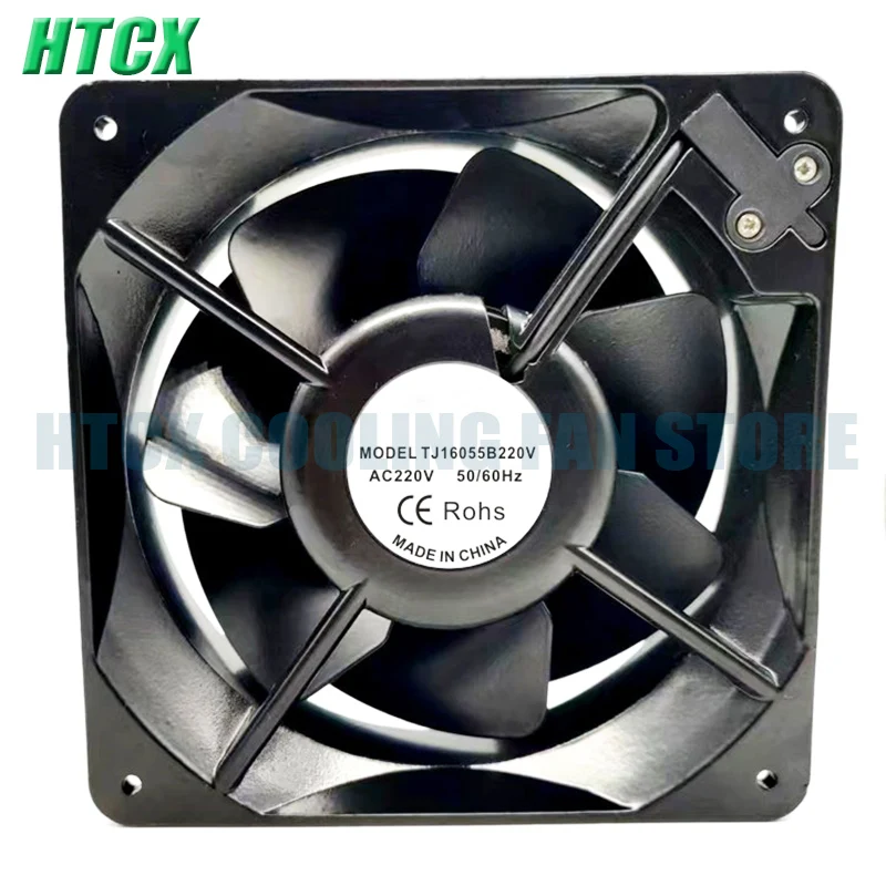 New 16CM Axial Flow Fan All Metal iron blade, high-temperature resistant 16055, 220v, 110v heat dissipation fan TJ16055B220V
New 16CM Axial Flow Fan All Metal iron blade, high-temperature resistant 16055, 220v, 110v heat dissipation fan TJ16055B220V
