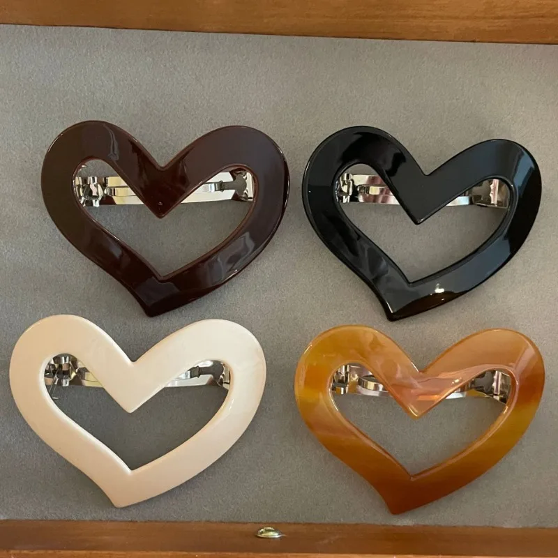 Maillard Hairpin Love Spring Clip Edge Clip Back Head Spoon Hairpin Half Tie Hairpin Headwear Hair accessories
Maillard Hairpin Love Spring Clip Edge Clip Back Head Spoon Hairpin Half Tie Hairpin Headwear Hair accessories