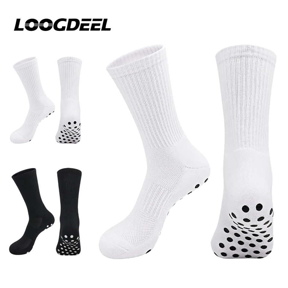 LOOGDEEL Professional Football Socks Breathable Terry Sole Shock-absorbing Sports Socks Dot Glue Non-slip Crew Socks For Men
LOOGDEEL Professional Football Socks Breathable Terry Sole Shock-absorbing Sports Socks Dot Glue Non-slip Crew Socks For Men