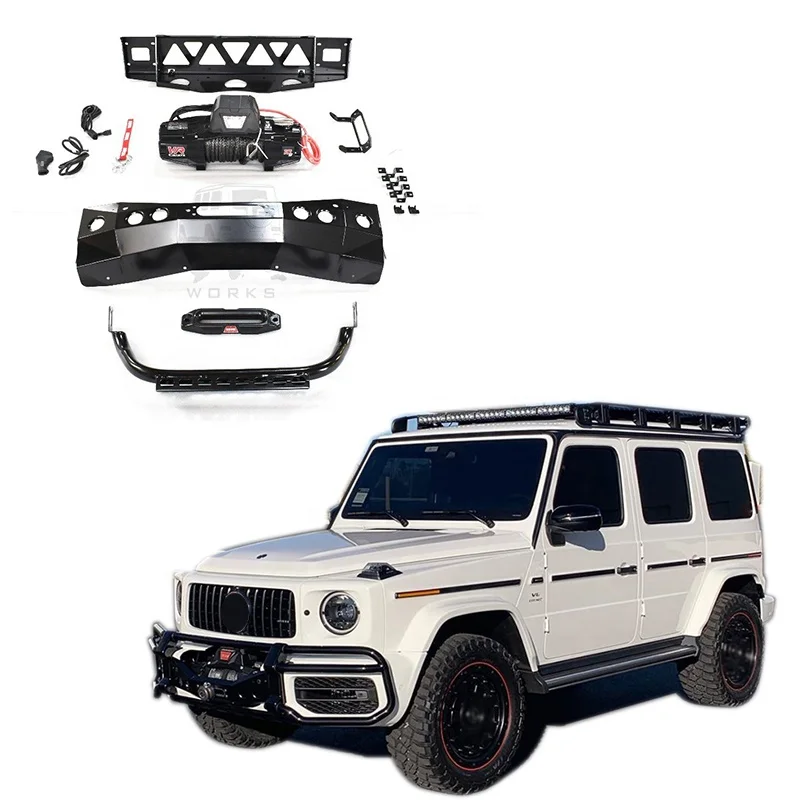 STLFCar Accessories G-class W464 W463A G500 G63 Front Winch for 2019y~ Stainless Steel Material Car Used
STLFCar Accessories G-class W464 W463A G500 G63 Front Winch for 2019y~ Stainless Steel Material Car Used