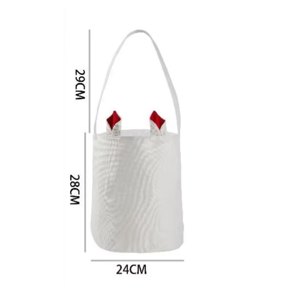 New Cotton Linen Bunny Rabbit Ear Tote Gift Bag Easter Bucket Sublimation Blank Easter Basket for DIY Heat Tranfer Print
New Cotton Linen Bunny Rabbit Ear Tote Gift Bag Easter Bucket Sublimation Blank Easter Basket for DIY Heat Tranfer Print