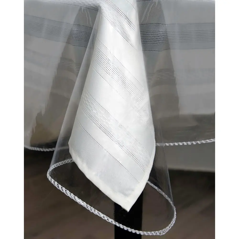 Clear Heavy-Duty Plastic Table Cover - Waterproof, Oil-Resistant, Wipeable PVC Protector for Dining, Kitchen, Desk, Office Use
Clear Heavy-Duty Plastic Table Cover - Waterproof, Oil-Resistant, Wipeable PVC Protector for Dining, Kitchen, Desk, Office Use