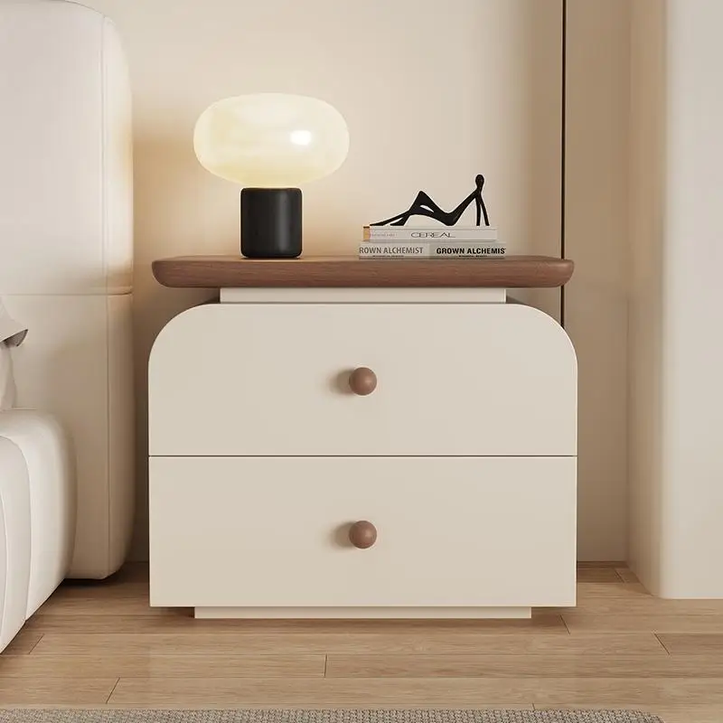 Solid wood bedside table medieval cream style Italian minimalist small apartment
Solid wood bedside table medieval cream style Italian minimalist small apartment