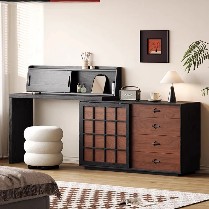 Retro Style Dressing Table Bucket Cabinet Integrated Modern and Simple Small-sized Bedroom Expandable Storage Dressing Table
Retro Style Dressing Table Bucket Cabinet Integrated Modern and Simple Small-sized Bedroom Expandable Storage Dressing Table