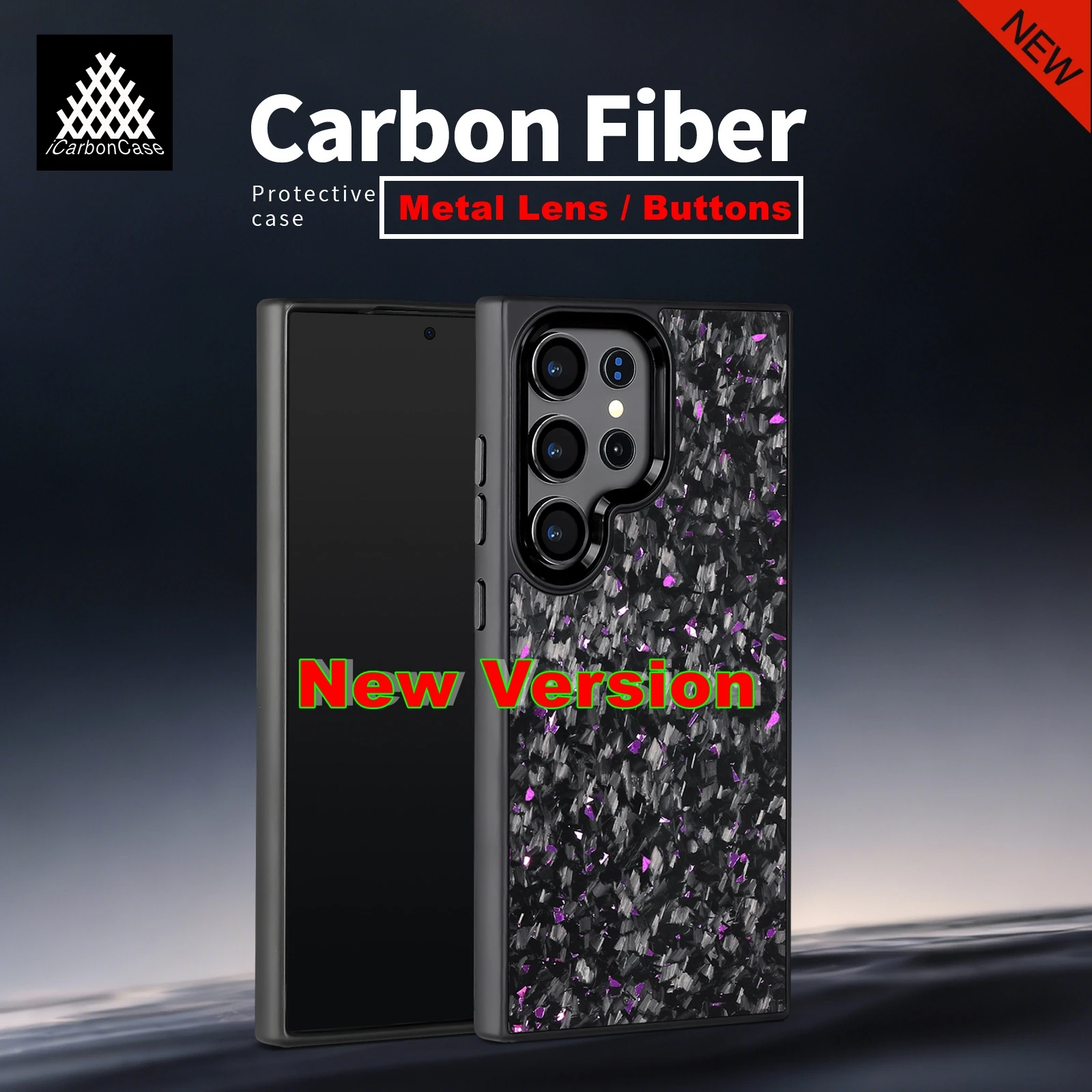 New Updated Metal Lens / Buttons Magnetic Real Forged Carbon Fiber Phone Case for Samsung Galaxy S23 S24 S25 Ultra with MagSafe
New Updated Metal Lens / Buttons Magnetic Real Forged Carbon Fiber Phone Case for Samsung Galaxy S23 S24 S25 Ultra with MagSafe