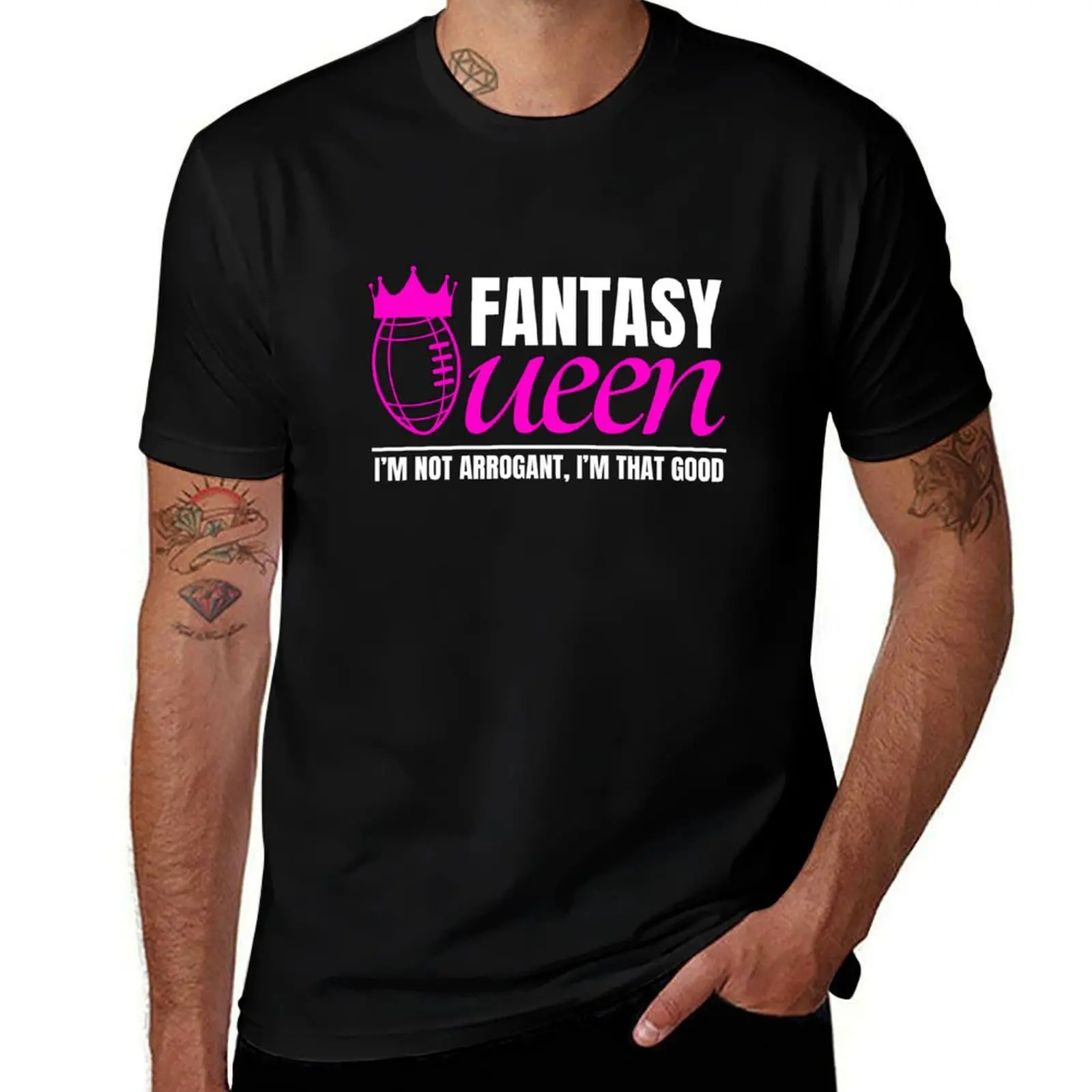 Fantasy Football Queen Football T-Shirt valentines clothes blacks tee shirts for men
Fantasy Football Queen Football T-Shirt valentines clothes blacks tee shirts for men