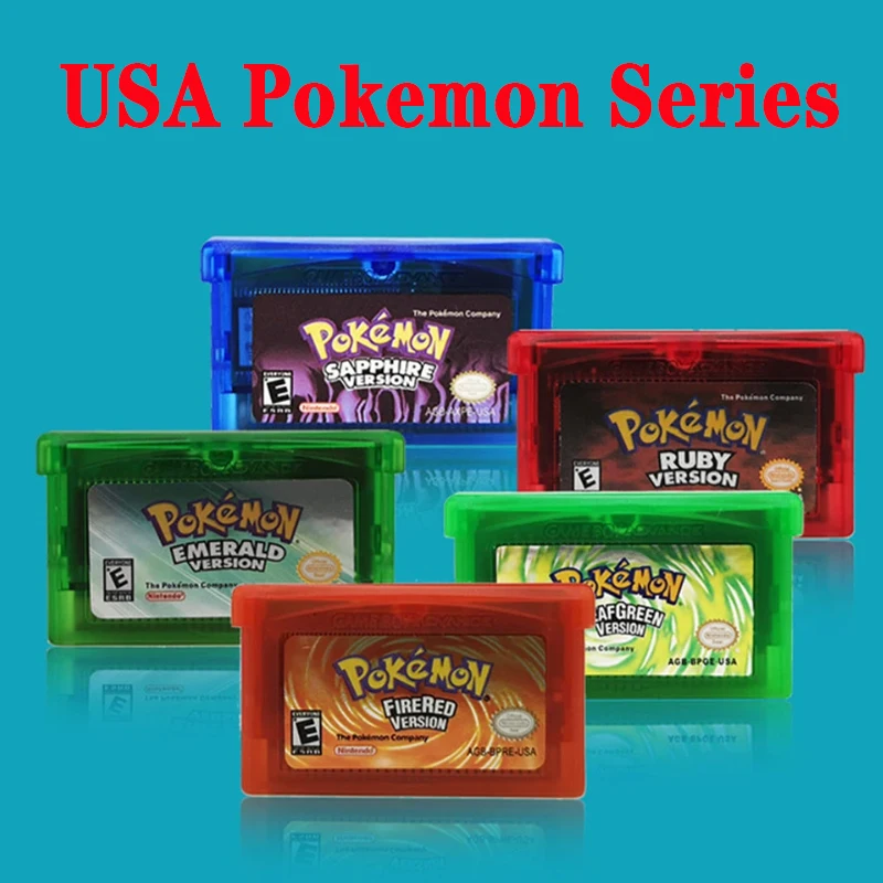 Новые игровые картриджи серии Pokemon 2026 года (США) для GBA: Pokemon Emerald, FireRed, LeafGreen, Ruby, Sapphire
Новые игровые картриджи серии Pokemon 2026 года (США) для GBA: Pokemon Emerald, FireRed, LeafGreen, Ruby, Sapphire