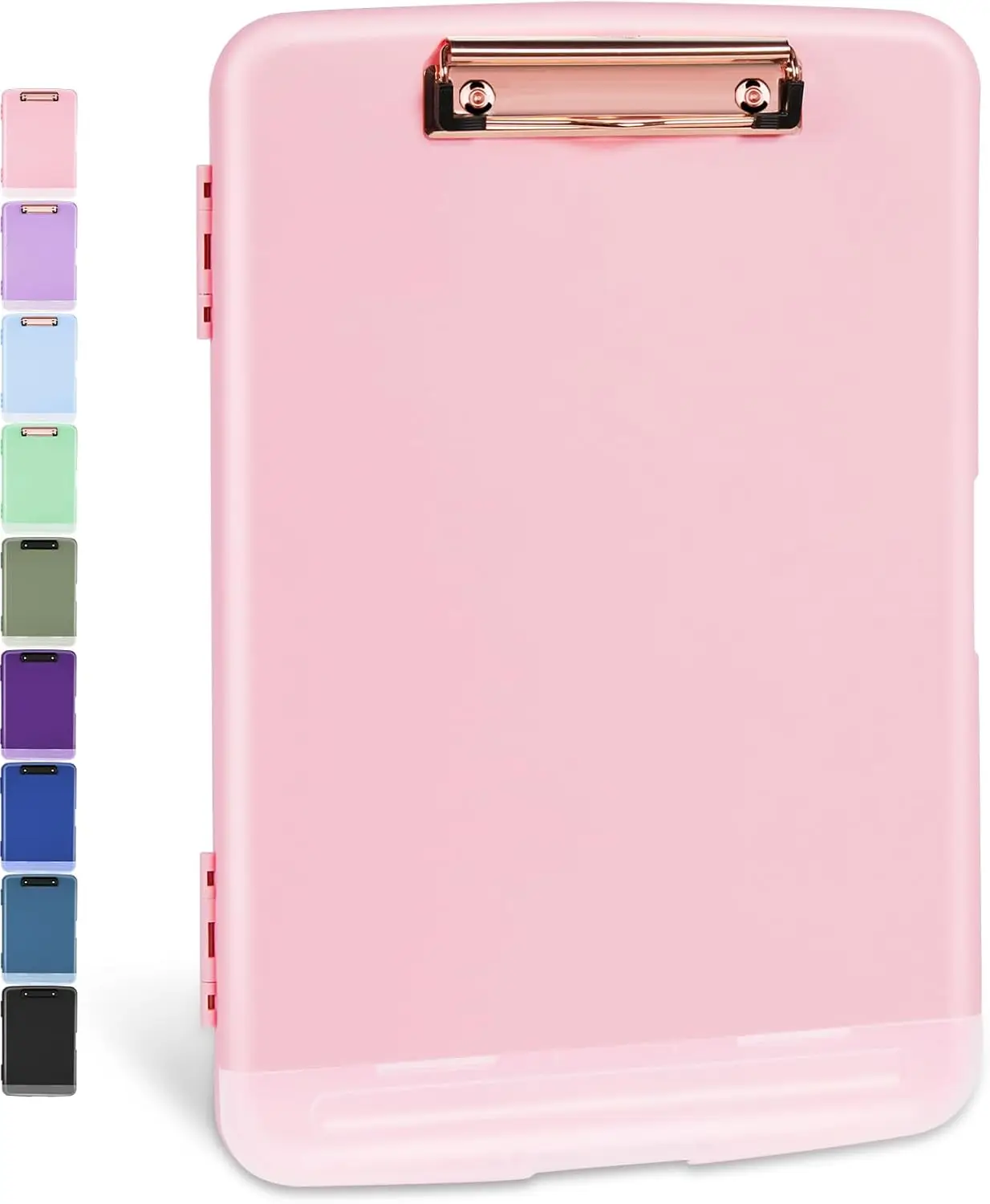 Clipboard with Storage, 8.5x11 Heavy Duty Plastic Folder with Pen Holder for Office School Supplies
Clipboard with Storage, 8.5x11 Heavy Duty Plastic Folder with Pen Holder for Office School Supplies