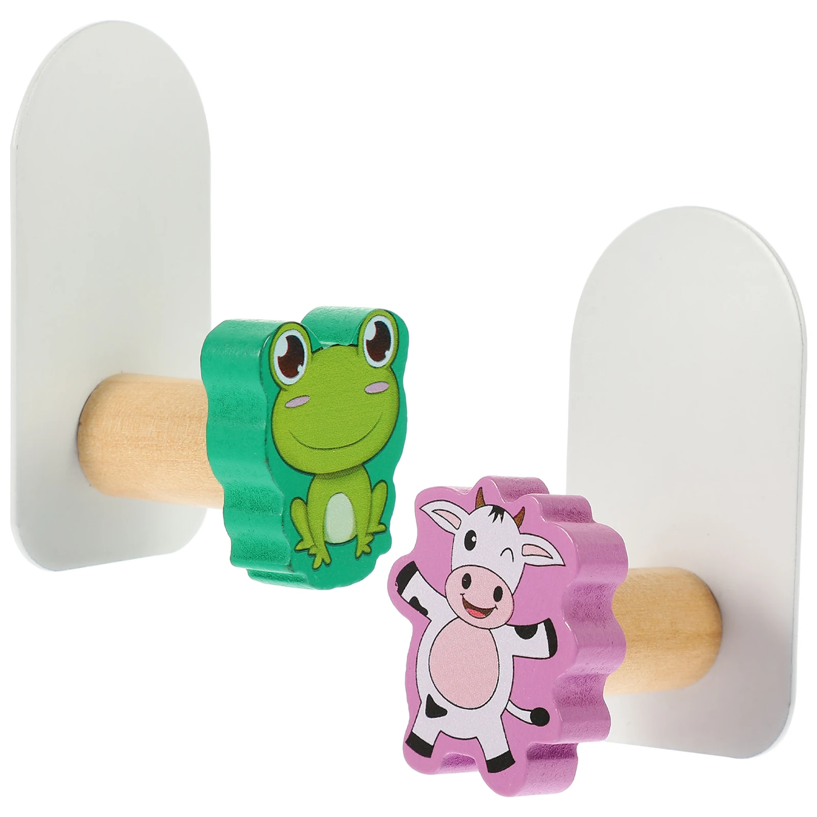 2pcs Wood Decorative Hooks Cartoon Animal Shapes Adhesive Hooks Cute Utility Hooks For Hanging Towels Purses Hats Kids Room
2pcs Wood Decorative Hooks Cartoon Animal Shapes Adhesive Hooks Cute Utility Hooks For Hanging Towels Purses Hats Kids Room