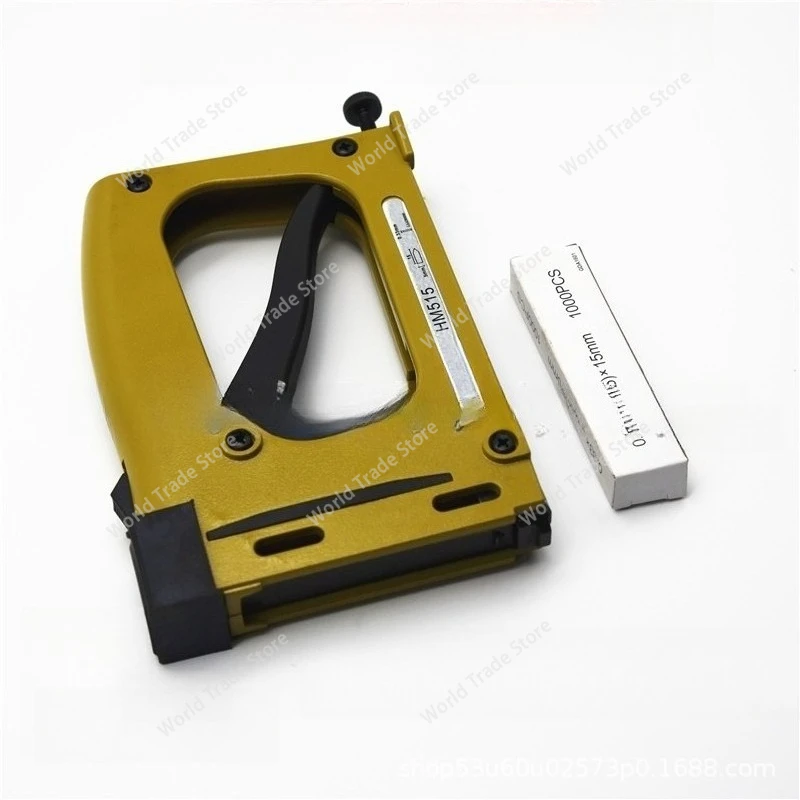 For Hengqi Picture frame manual nail gun HM515 photo frame back plate fixed sunflower Nail shooting Cross-stitch picture frame
For Hengqi Picture frame manual nail gun HM515 photo frame back plate fixed sunflower Nail shooting Cross-stitch picture frame