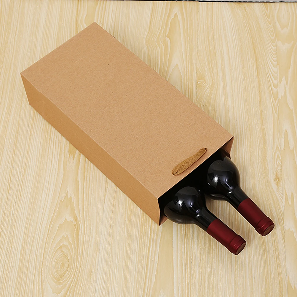 24 Pcs Tote Bag Single Bottle Carry Paper Bags for Bottles Handbag Kraft Reusable Brown Recycled Shopping
24 Pcs Tote Bag Single Bottle Carry Paper Bags for Bottles Handbag Kraft Reusable Brown Recycled Shopping