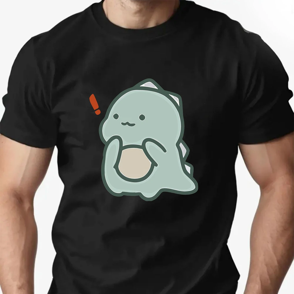 Men's T Shirt Cartoon Little Dinosaur Pattern 100% Cotton Leisure Breathable Men Summer Round Neck High Quality Clothing
Men's T Shirt Cartoon Little Dinosaur Pattern 100% Cotton Leisure Breathable Men Summer Round Neck High Quality Clothing