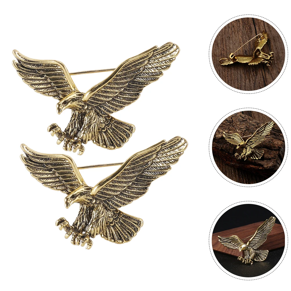 2pcs Vintage Pin Aesthetic Retro Eagle Shape for Women Clothes Backpack Decorative Reusable Eagle Brooch Color
2pcs Vintage Pin Aesthetic Retro Eagle Shape for Women Clothes Backpack Decorative Reusable Eagle Brooch Color