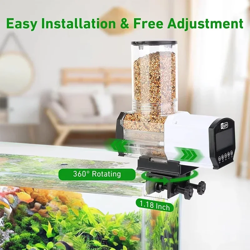 550Ml Large Capacity Feeder Aquarium Automatic Feeder Intelligent Timed Feeder Fish Farming Supplies Fish Tank Accessories
550Ml Large Capacity Feeder Aquarium Automatic Feeder Intelligent Timed Feeder Fish Farming Supplies Fish Tank Accessories