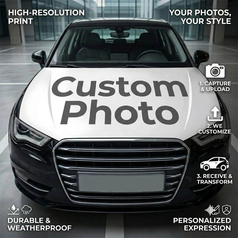 Custom Car Hood Wrap Auto Vinyl Decal Personalized Photo Graphic Sticker Waterproof Exterior Decoration Tuning Accessories Truck
Custom Car Hood Wrap Auto Vinyl Decal Personalized Photo Graphic Sticker Waterproof Exterior Decoration Tuning Accessories Truck