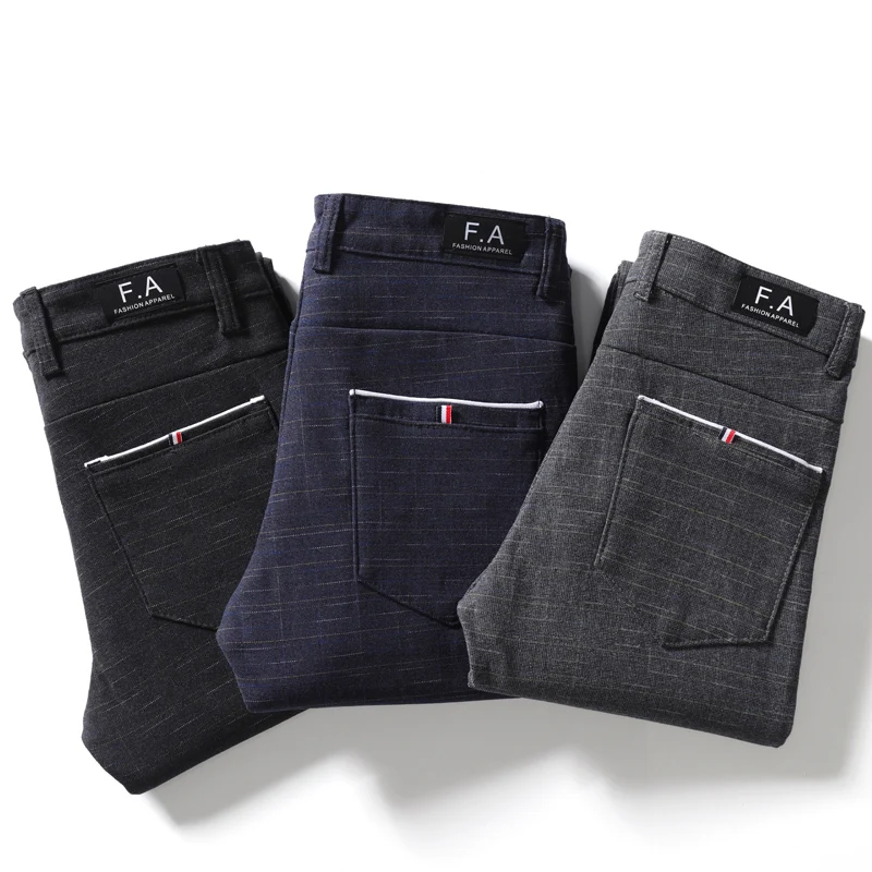 Spring Autumn Korean Business Men Plaid Pants Cotton Comfortable Elastic Slim Loose Casual Fashion Trousers Male Suit Pant
Spring Autumn Korean Business Men Plaid Pants Cotton Comfortable Elastic Slim Loose Casual Fashion Trousers Male Suit Pant