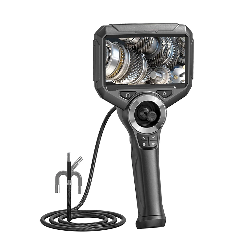 S50 360 Degree Articulating Borescope with Steerable Probe for Automotive Mechanics Two-Way Borescope IP67 Waterproof Cable
S50 360 Degree Articulating Borescope with Steerable Probe for Automotive Mechanics Two-Way Borescope IP67 Waterproof Cable