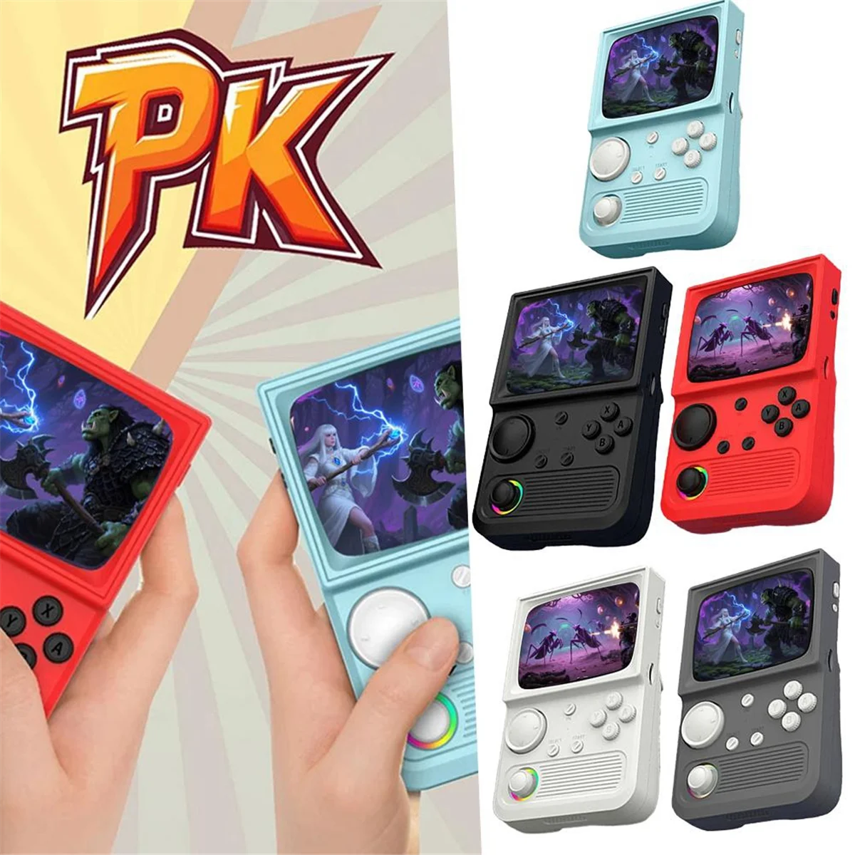2025+ R36T Retro Handheld Game Console 64G 15000 Games 3.5 Inch IPS Screen Portable Pocket Video Game Player Red
2025+ R36T Retro Handheld Game Console 64G 15000 Games 3.5 Inch IPS Screen Portable Pocket Video Game Player Red