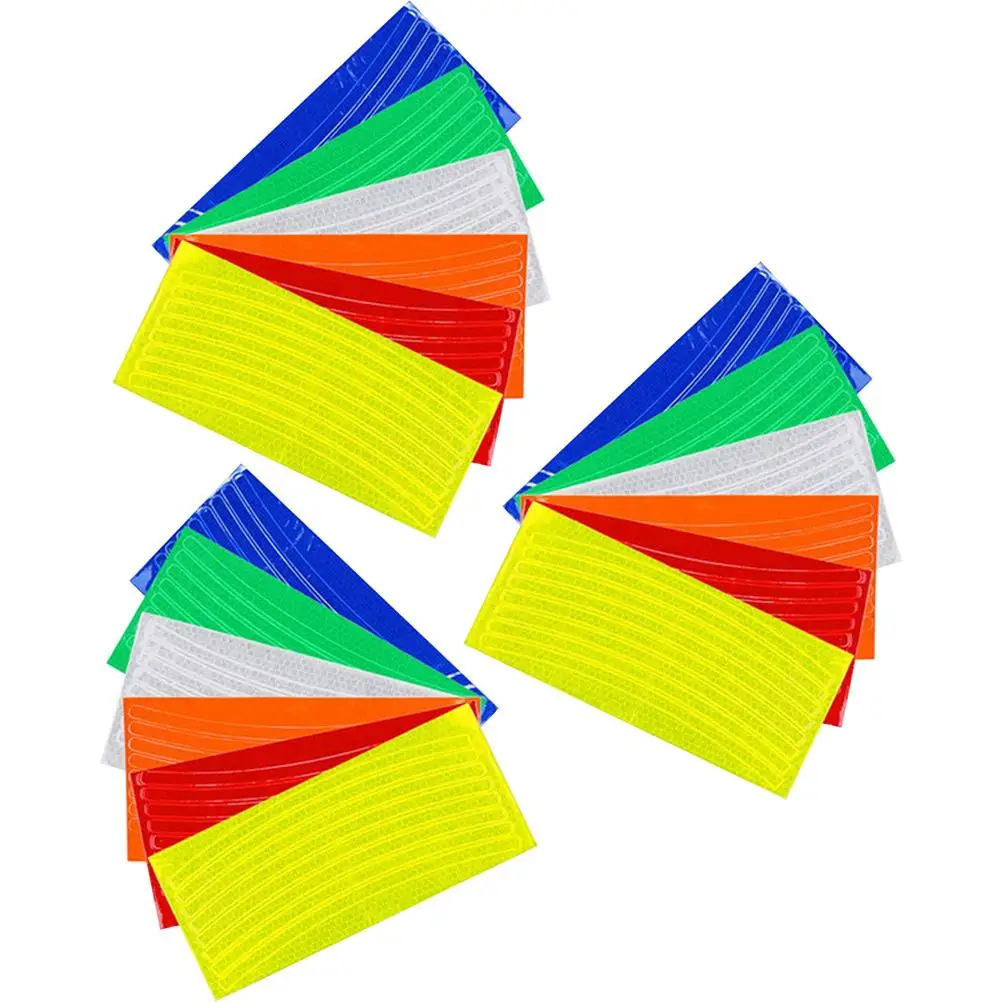18 Pcs Car Rim Stickers Reflective Wheel Tape Bike Tires Strips Hub Waterproof Glow Visual Personalized Safety
18 Pcs Car Rim Stickers Reflective Wheel Tape Bike Tires Strips Hub Waterproof Glow Visual Personalized Safety