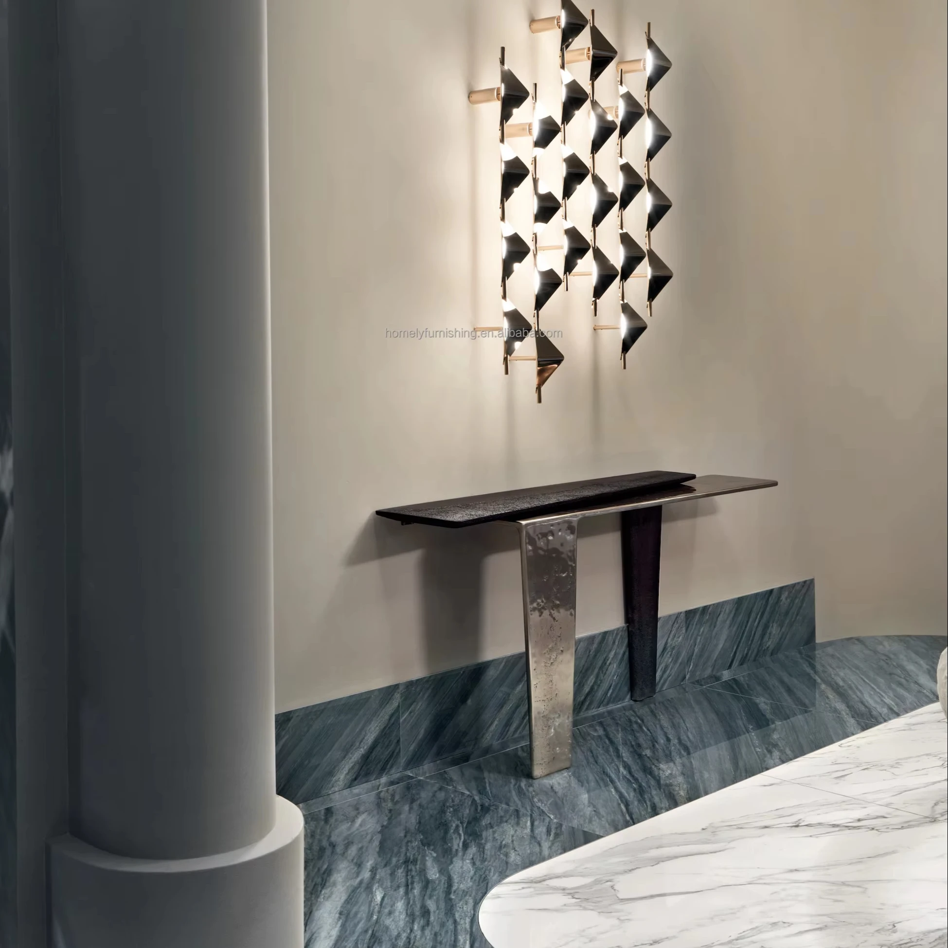 (14 Sp Pangerischer Aluminium-Konsolen Tisch Mit Zement Lack Farbe Für Das Esszimmer Schlafzimmer Schlafzimmer Xoangs Halle Wohnzimmer Für
(14 Sp Pangerischer Aluminium-Konsolen Tisch Mit Zement Lack Farbe Für Das Esszimmer Schlafzimmer Schlafzimmer Xoangs Halle Wohnzimmer Für