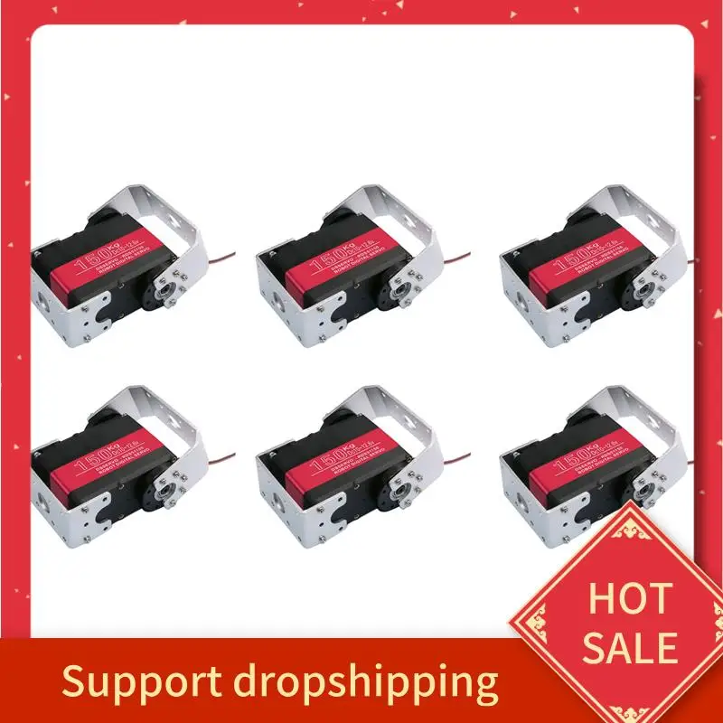 B44C 6X 150 кг 12 В RDS51150 Двухвальный цифровой металлический роботизированный сервопривод с U-образным монтажным кронштейном Водонепроницаемый 270 градусов
B44C 6X 150 кг 12 В RDS51150 Двухвальный цифровой металлический роботизированный сервопривод с U-образным монтажным кронштейном Водонепроницаемый 270 градусов