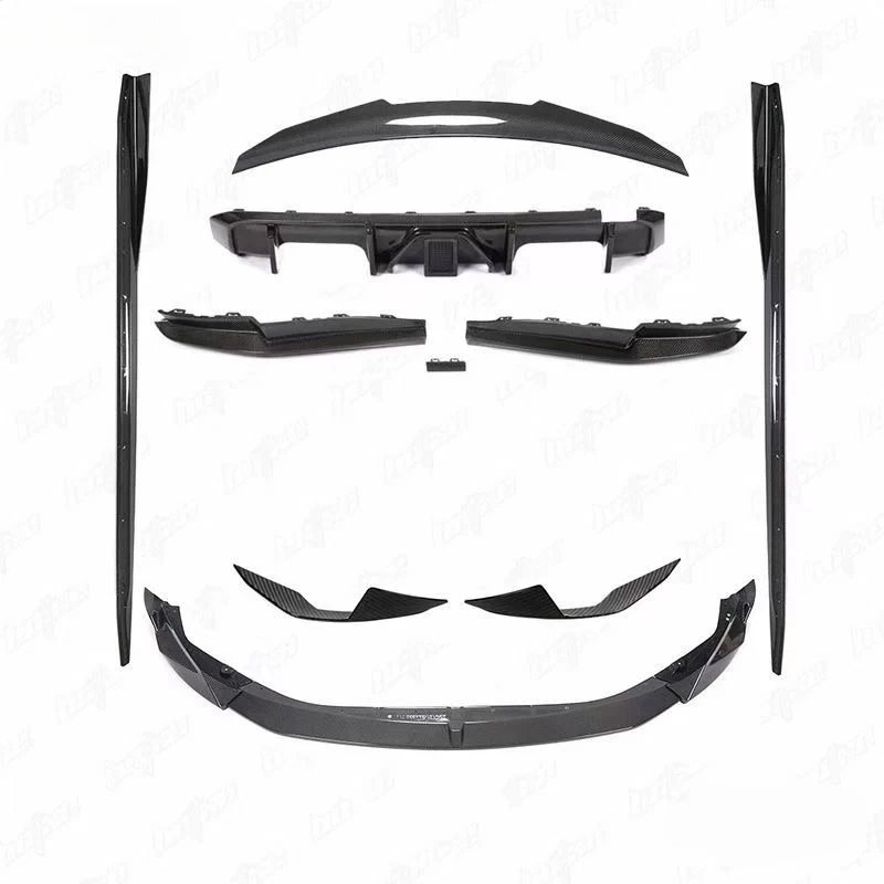 Carbon Fiber Front Lip, Rear Bumper Diffuser, Angle Side Skirts, Rear Spoiler, Front Bumper for 2021 Car Body Kit
Carbon Fiber Front Lip, Rear Bumper Diffuser, Angle Side Skirts, Rear Spoiler, Front Bumper for 2021 Car Body Kit