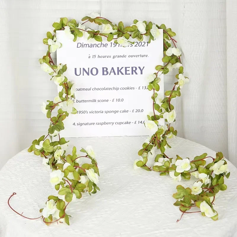 2.2 Meters Rose Artificial Flowers Christmas Garland for Wedding Home Room Decoration Spring Autumn Garden DIY Fake Plant Vine
2.2 Meters Rose Artificial Flowers Christmas Garland for Wedding Home Room Decoration Spring Autumn Garden DIY Fake Plant Vine