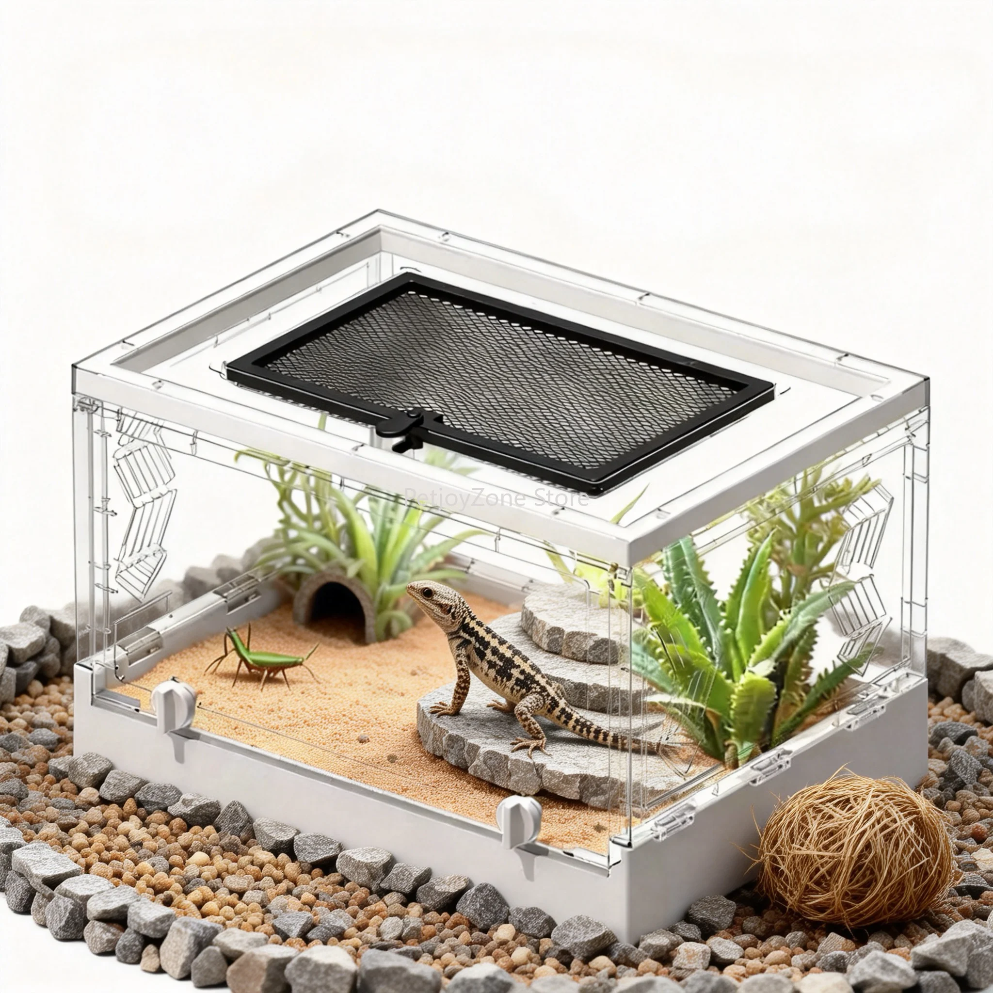 New Arrival Foldable Eco-Friendly ABS Acrylic Reptile Terrarium With Screen Ventilation Feeding Box For Lizard Spider
New Arrival Foldable Eco-Friendly ABS Acrylic Reptile Terrarium With Screen Ventilation Feeding Box For Lizard Spider