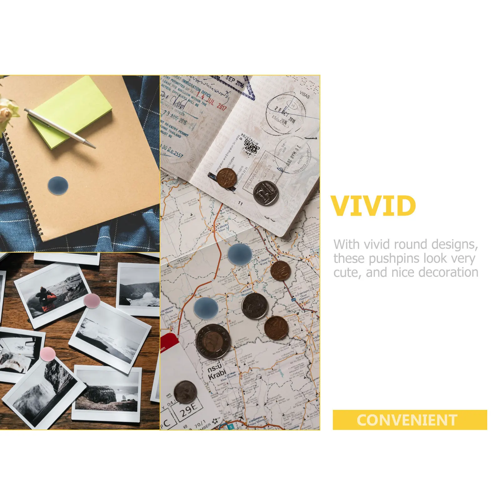 30Pcs Photos Wall Pushpins Portable Round Thumbtacks for Maps Posters Bulletin Board Pins Thumb Tacks Round Pushpins
30Pcs Photos Wall Pushpins Portable Round Thumbtacks for Maps Posters Bulletin Board Pins Thumb Tacks Round Pushpins