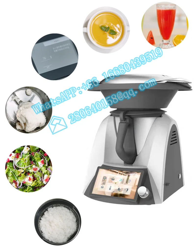 16 in 1 Multi Purpose Kitchen Machine Thermomixe Food Processor 1000W Powerful 7 inch LED Touch Control
16 in 1 Multi Purpose Kitchen Machine Thermomixe Food Processor 1000W Powerful 7 inch LED Touch Control