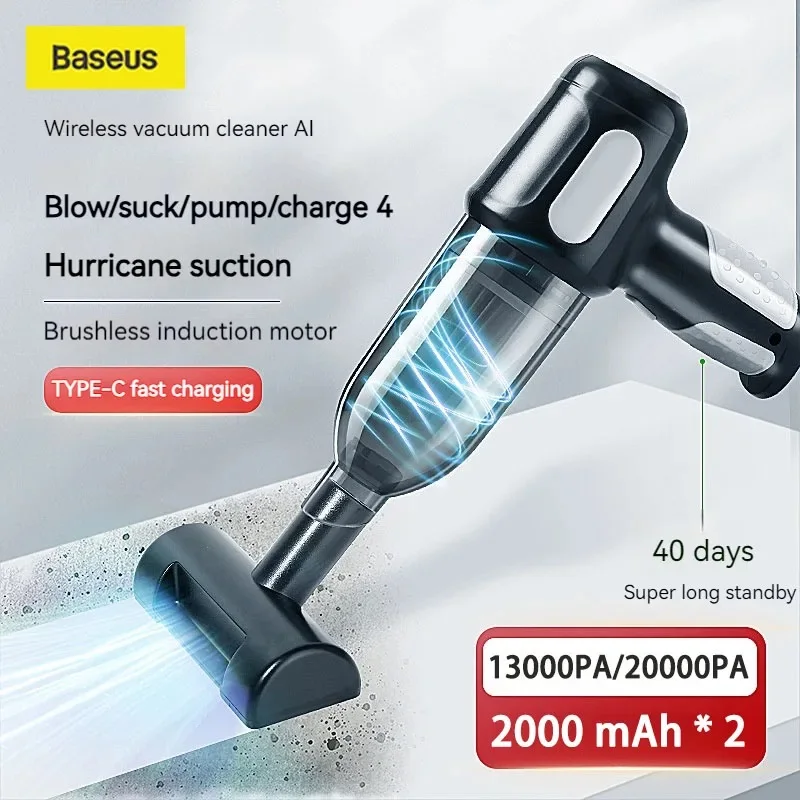 20000Pa Wireless Car Vacuum Cleaner USB Charging Car 4000Mah Portable Cleaning Appliance Mini WetandDry Vacuum Cleaner Household
20000Pa Wireless Car Vacuum Cleaner USB Charging Car 4000Mah Portable Cleaning Appliance Mini WetandDry Vacuum Cleaner Household