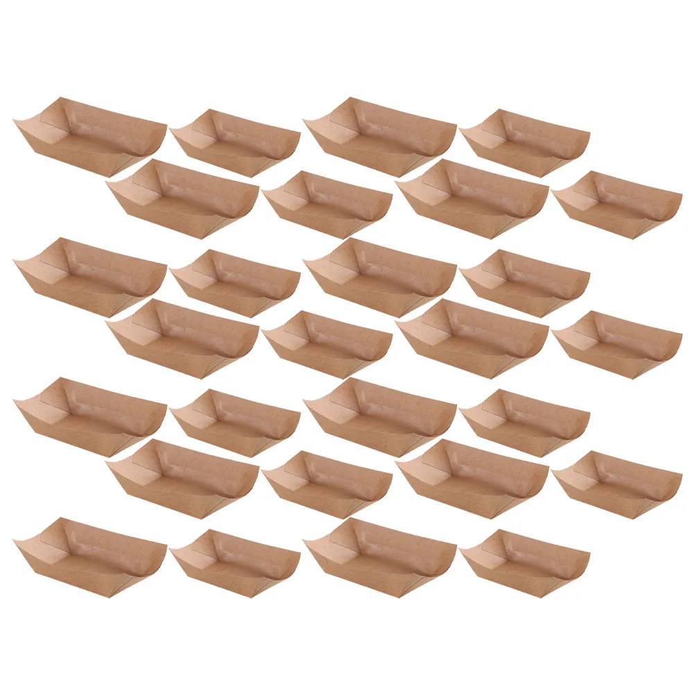 100 Pcs Kraft Paper Boat Shaped Boxes Food Grade Eco Friendly Packing Cases Stackable Storage Containers Picnic Leak Proof PE
100 Pcs Kraft Paper Boat Shaped Boxes Food Grade Eco Friendly Packing Cases Stackable Storage Containers Picnic Leak Proof PE