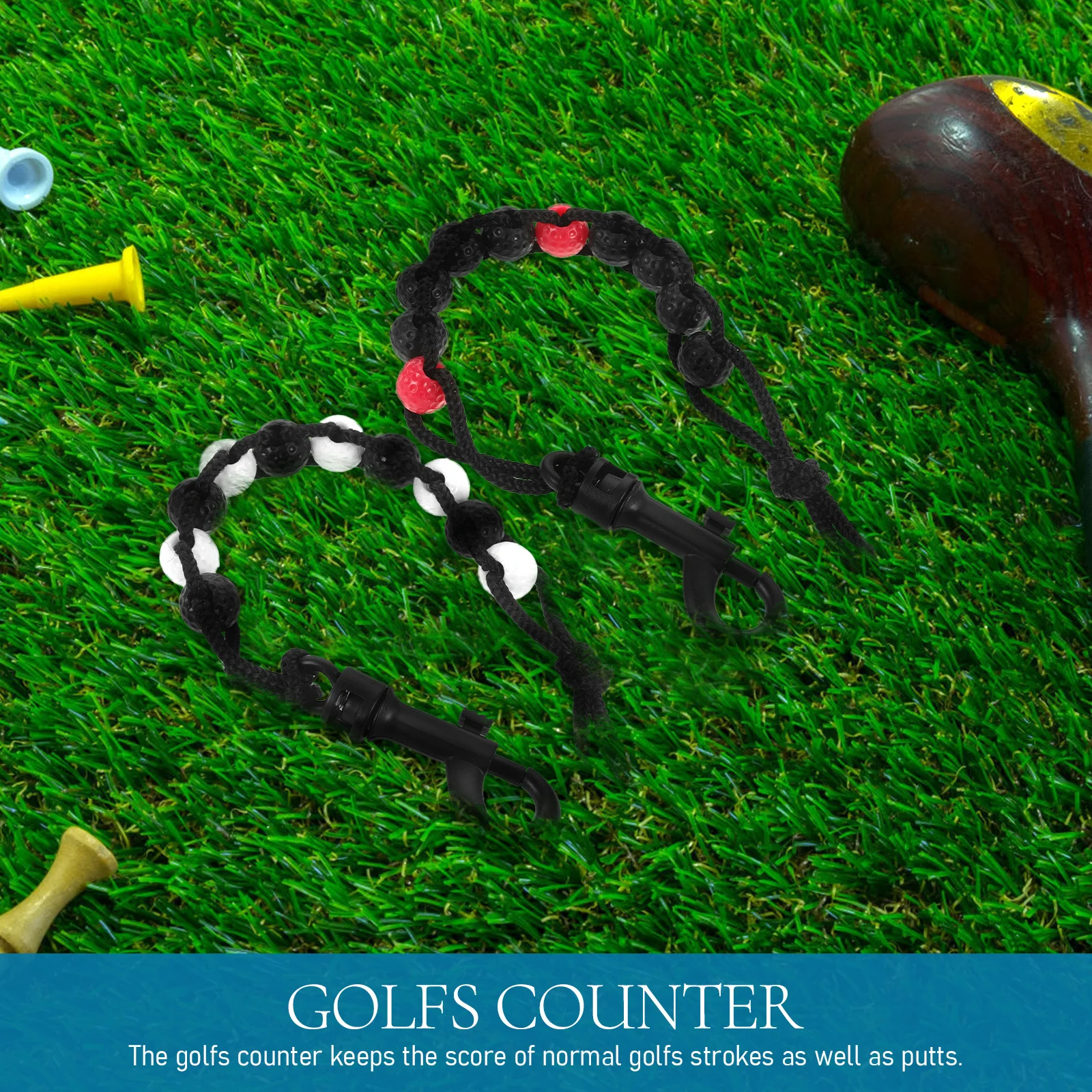 2pcs Wristband Golf Scoring Keeper Plastic Nylon Bead Counter Stroke Putt Tracking Portable Golfing Training Tool Outdoor
2pcs Wristband Golf Scoring Keeper Plastic Nylon Bead Counter Stroke Putt Tracking Portable Golfing Training Tool Outdoor