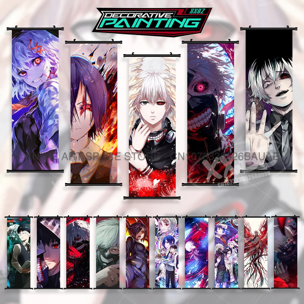 Tokyo Ghoul Print Canvas Posters Japanese Anime Character Home Decoration Mural Wall Artwork Scrolls Picture Hanging Painting
Tokyo Ghoul Print Canvas Posters Japanese Anime Character Home Decoration Mural Wall Artwork Scrolls Picture Hanging Painting