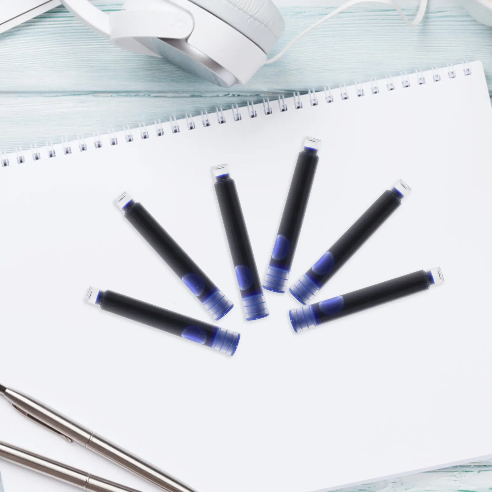 100Pcs Fountain Pen Ink Cartridges Non Deformable Material Seamless Flow Consistent Performance Multi Use Pen Ink
100Pcs Fountain Pen Ink Cartridges Non Deformable Material Seamless Flow Consistent Performance Multi Use Pen Ink