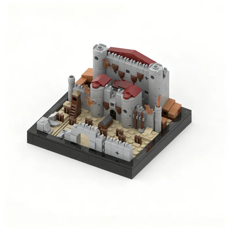 425PCS MOC Medieval Castle Anarchy Siege Model Premium Display Assembly Building Blocks DIY Creative Gift Collectible Building
425PCS MOC Medieval Castle Anarchy Siege Model Premium Display Assembly Building Blocks DIY Creative Gift Collectible Building