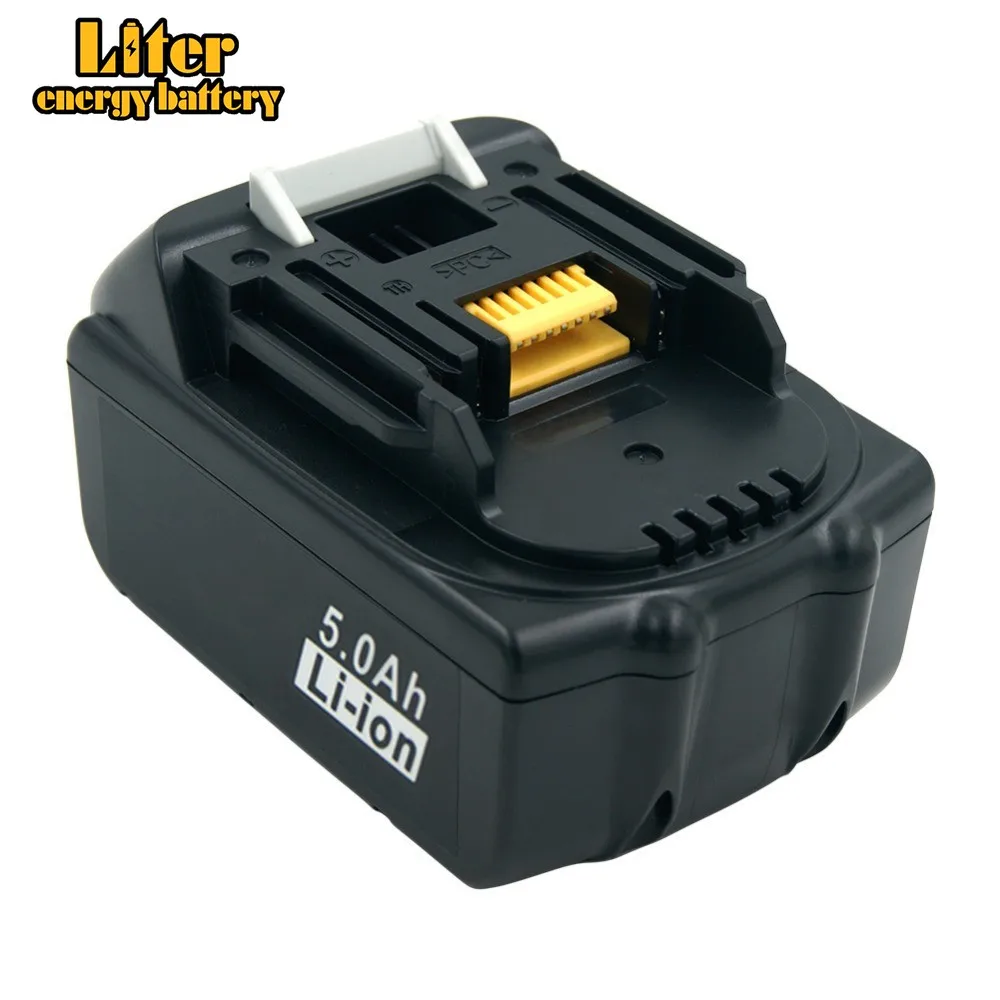 14.4V 6.0Ah 5.0Ah li-ion replacement battery pack for batteryCordless power tools BL1460B BHP446 JT6225 etc with indicator light
14.4V 6.0Ah 5.0Ah li-ion replacement battery pack for batteryCordless power tools BL1460B BHP446 JT6225 etc with indicator light