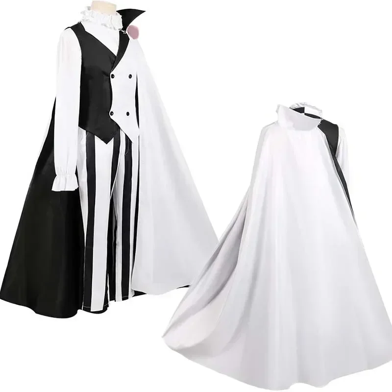 CosplayNikolai Gogol Cosplay Costume Anime Bungou BSD saison 4 Nikolai Cosplay Cape uniforme Costume perruque Halloween 
CosplayNikolai Gogol Cosplay Costume Anime Bungou BSD saison 4 Nikolai Cosplay Cape uniforme Costume perruque Halloween