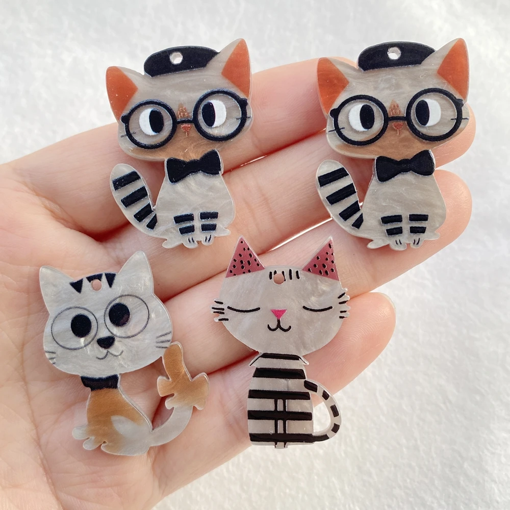 6Pcs Cute cartoon acrylic Halloween cat Resin Charms for Necklace Earrings Keychain Making Jewelry Cute Bottle Floating Pendants
6Pcs Cute cartoon acrylic Halloween cat Resin Charms for Necklace Earrings Keychain Making Jewelry Cute Bottle Floating Pendants