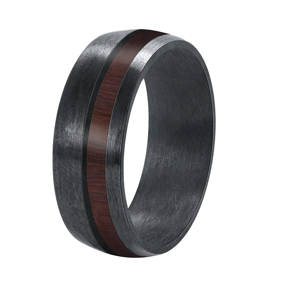 New In Biker Rings Black Carbon Fiber Band for Men Matte Finish Inlay Natural Wood Size 6-15 Comfort Fit
New In Biker Rings Black Carbon Fiber Band for Men Matte Finish Inlay Natural Wood Size 6-15 Comfort Fit