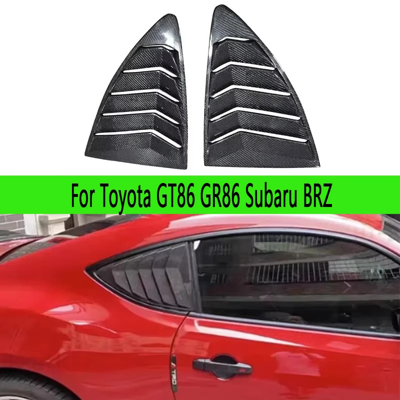 For Toyota GT86 GR86 Subaru BRZ Cabon fiber Blinds Car Rear Window Louvers Car Rear Window Blinds Side Tuyere Vent Auto Parts
For Toyota GT86 GR86 Subaru BRZ Cabon fiber Blinds Car Rear Window Louvers Car Rear Window Blinds Side Tuyere Vent Auto Parts