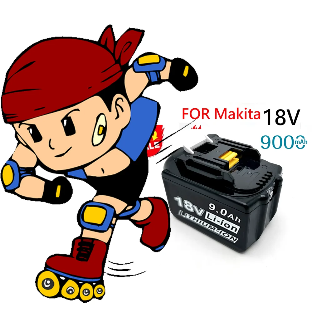 18V 9000mAh Li-ion Battery For Makita BL1850B BL1840B BL1860 BL1890 BL1815 BL1830 BL1835 Cordless Drills Batteries LXT400 DE
18V 9000mAh Li-ion Battery For Makita BL1850B BL1840B BL1860 BL1890 BL1815 BL1830 BL1835 Cordless Drills Batteries LXT400 DE