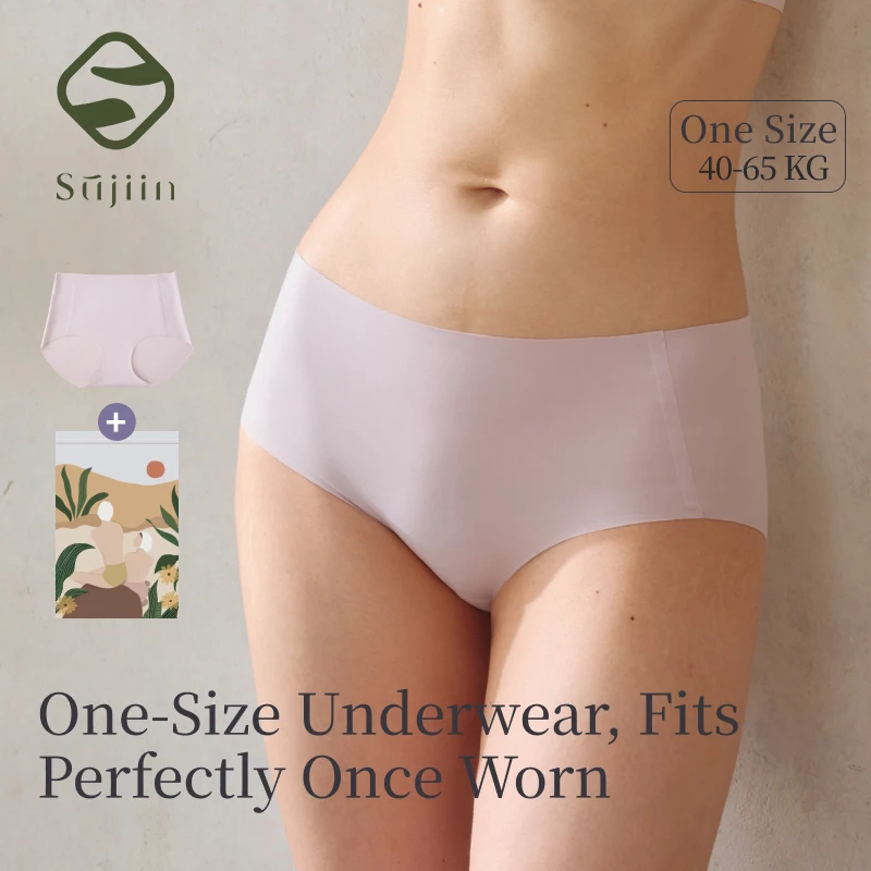 SUJIIN Women's Panties Summer Seamless Underwear Female Mid-waist Invisibles Briefs Breathable Soft Comfort Underpants XN019
SUJIIN Women's Panties Summer Seamless Underwear Female Mid-waist Invisibles Briefs Breathable Soft Comfort Underpants XN019